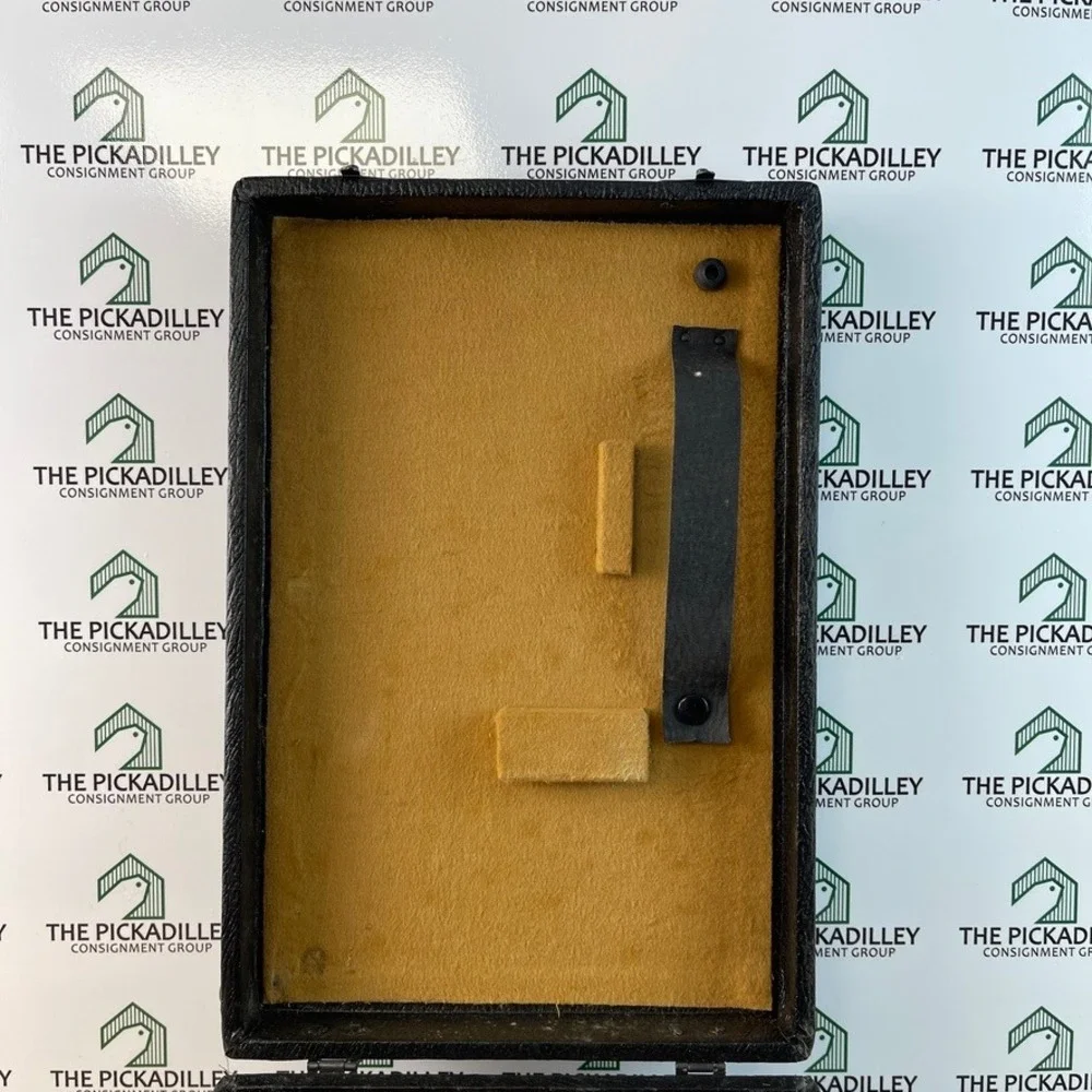 Vintage SVE Picturol Projector Case Black Hard Shell Carrying Box 1940s Chicago